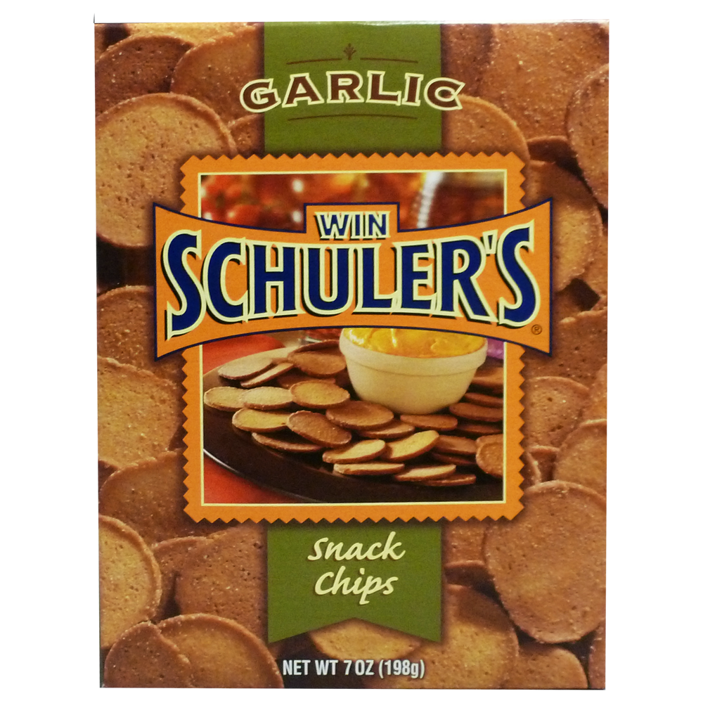 Win Schuler's Garlic Snack Chips Heart of Michigan